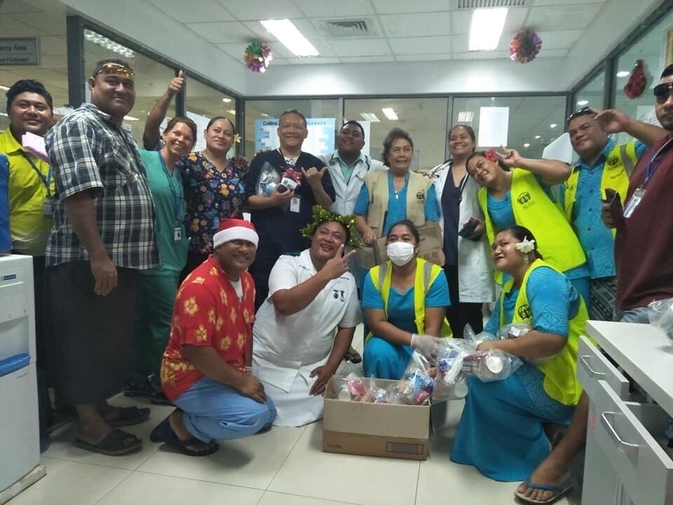 Fra julen på Akuttmottaket på sykehuset i Apia.