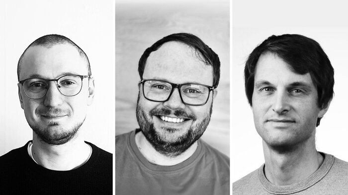 Bilde viser Espen Løver Thu, , Stian Voldsund og Kristoffer Sand