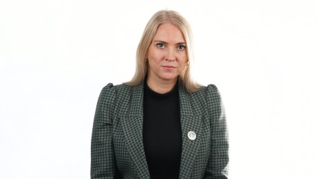 Bildet viser Lill Sverresdatter Larsen, forbundsleder i NSF