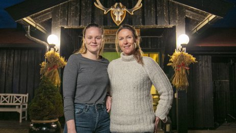 Pillefri psykiatri Bildet er fra Hurdalsjøen psykiatriske sykehus og viser Åshild og programleder Helene Sandvig