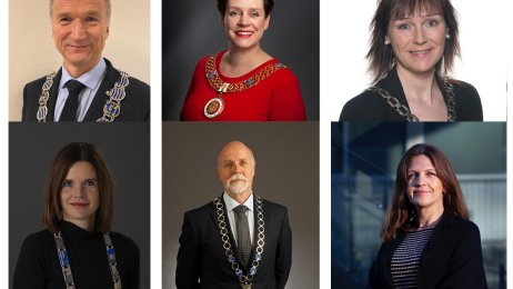 Ordførere Bildet viser fem ordførere