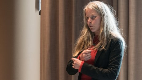 Kirsti Bergstø Bildet viser Kirsti Bergstø under SVs landsmøte 24. april 2021.