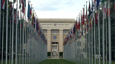 FN-bygget i Geneve Bildet viser FN-bygget i Geneve