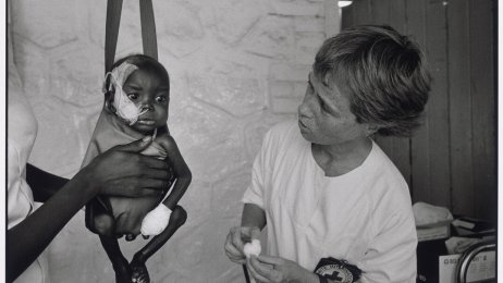 Sykepleier Turid Andreassen Bildet viser sykepleier Turid Andreassen på sitt første første oppdrag. Juba 2005