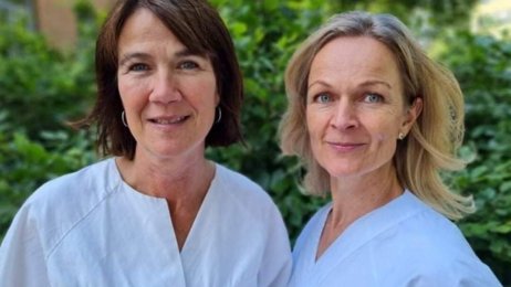 Bildet viser Gry Håvi og Nora Rødbotten