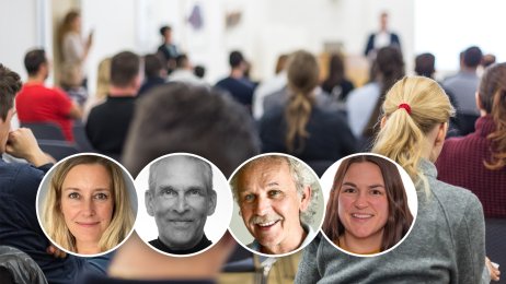 Bildet viser elever i et klasserom