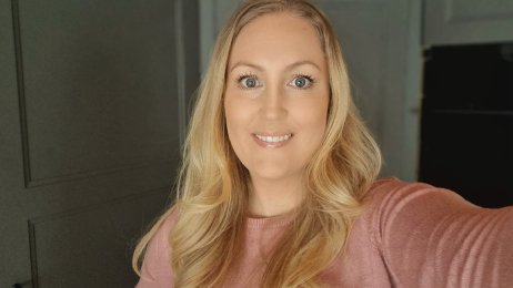 Bildet viser en selfie tatt av Mari Carlsen Sivertsen