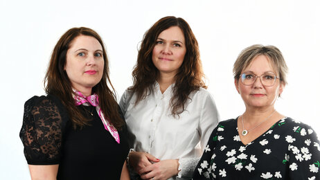 Bildet viser de tre innleggsforfatterne.