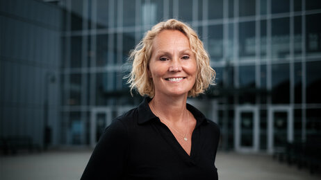 Bildet viser en smilende Rikke Gürgens Gjærum 