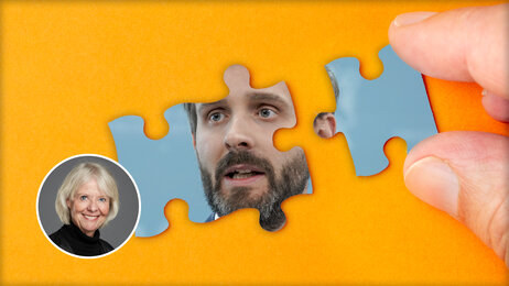 Helse- og omsorgsminister Jan Christian Vestre inne i en puslespillbrikke. Illustrasjonsbildet viser helse- og omsorgsminister Jan Christian Vestre inne i en puslespillbrikke.