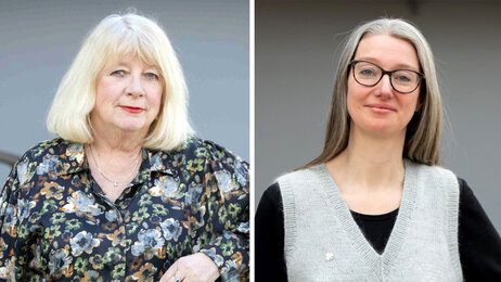 Bildet viser et portrett av Elisabeth T. Swärd og Liv Bjørnhaug Johansen