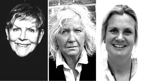 Bildet viser tre portretter av innleggsforfatterne