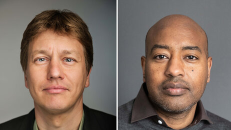 Bildet viser Jonas Debesay og Ivan Harsløf
