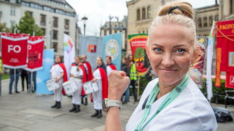 Bildet viser Lill Sverresdatter Larsen, NSF.