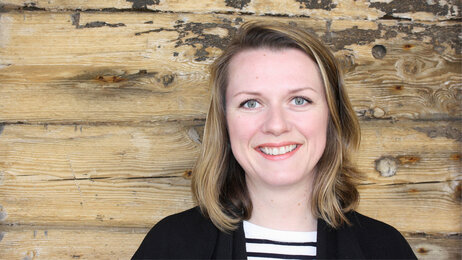 Bildet viser et portrett av Solveig Wivestad