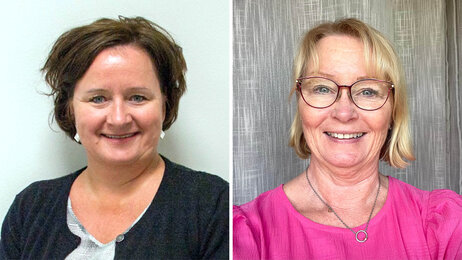 Bildet viser portrettbilder av innleggsforfatterne Rød og Hagen