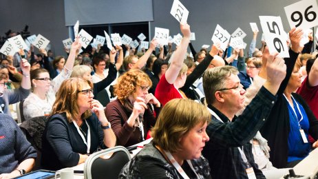 Landsmøte 2015 Fra landsmøtesalen 2015