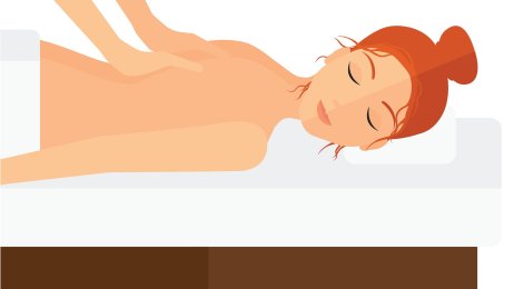 BEHANDLING: Massasje kan øke blodsirkulasjonen og dempe smerter. Illustrasjon: Colourbox Massasje