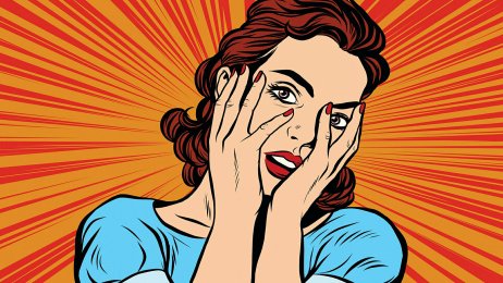 stress Tegning av stresset kvinne.