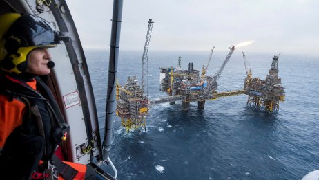 Offshore Fra Oseberg feltsenter.