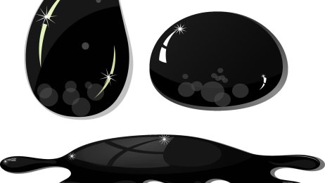 svart Svarte malingsflekker