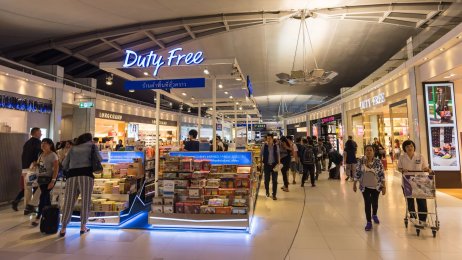 Tax free Bilde fra en tax free butikk på en flyplass