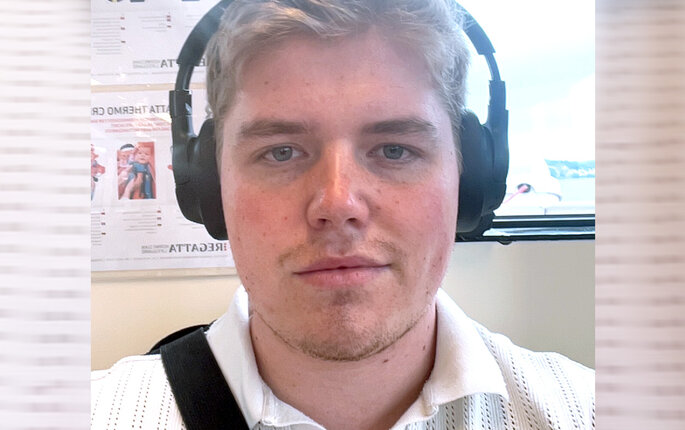 Bildet viser Odin Kuvås Holand