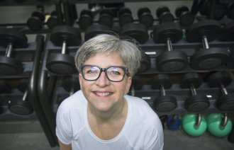 Eli Gunhild By i treningsstudio