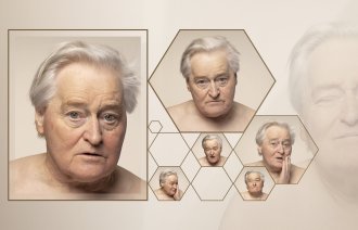 Eldre mann med smerter