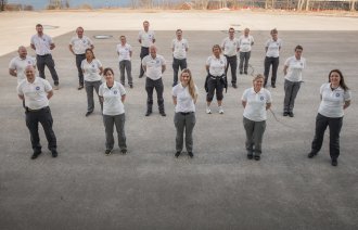 Bildet viser medisinsk innsatsteam.