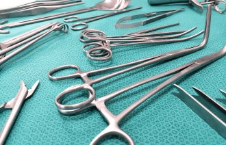 Bildet viser medisinske instrumenter.