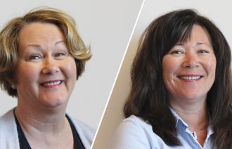 Bildet viser Solveig Margaret Thomassen og Anne-Lise Grønningsæter Loftfjell.