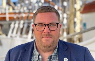 Gjermund Øysteinsson Moe, Bildet viser Gjermund Øysteinsson Moe, nestleder i NSF Møre og Romsdal