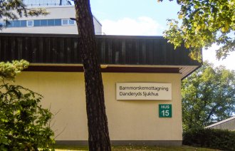 Bildet viser Danderyd sykehus.