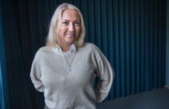 Bildet viser NSF-leder Lill Sverresdatter Larsen