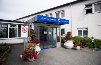 inngangen ved sunaas sykehus