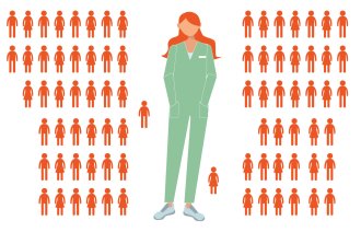 en sykepleier på hver 56 nordmann