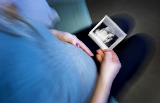 gravid med ultralydbilde