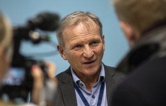 Bildet viser Helse Bergen-sjef Eivind Hansen