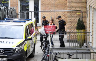 lederen for aksjonen arresteres på ullevål