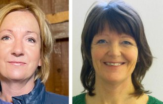 Bildet er en kollasj med foto av henholdsvis Berit Liland og Tanja Alme