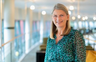 Bildet viser ordfører i Asker, Lene Conradi.