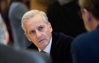 Bildet viser statsminister Jonas Gahr Støre