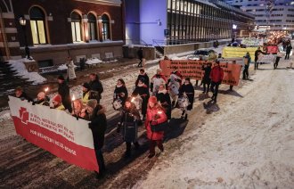 Fakkeltoget hadde med organisasjoner fra hele landet, og alt fra sykehusaksjoner til fagforeninger og helsearbeidergrupper.