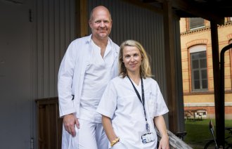 bildet viser Frede Frihagen og Lene Solberg