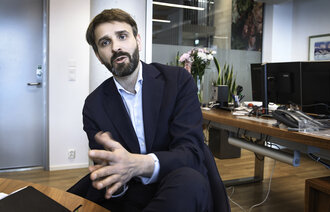 Bildet viser helse- og omsorgsminister Jan Christian Vestre