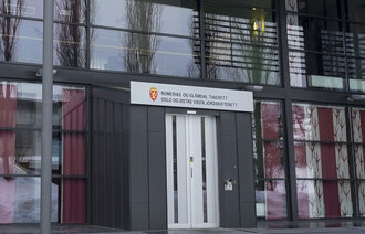 Bildet viser lokalene til Romerike og Glåmdal tingrett