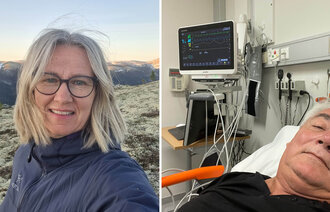 Ordfører Merete Myhre Moen til venstre og tidligere ordfører Petter Rukke til høyre