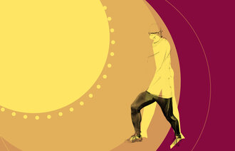 Bilde viser menneske i sol