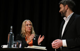 Bildet viser Lill Sverresdatter Larsen og Jan Christian Vestre